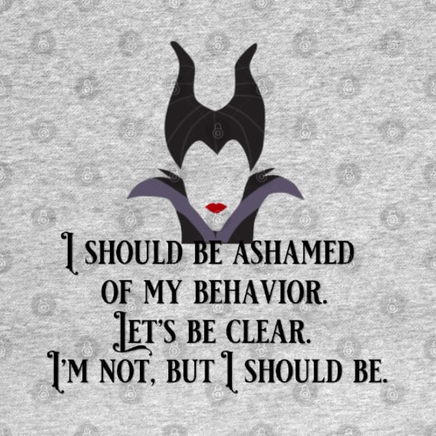 Maleficent Ashamed by pixiedustparadise